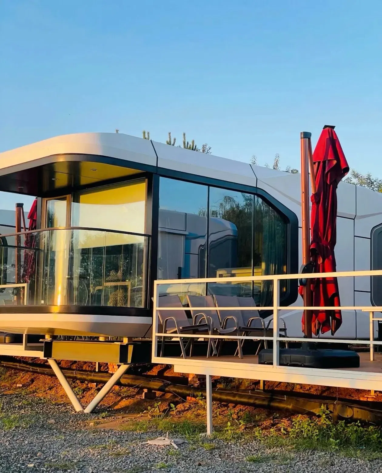 Capsule House Resort Sea Hotel Commercial Space Cabin Pod Tiny Modular House