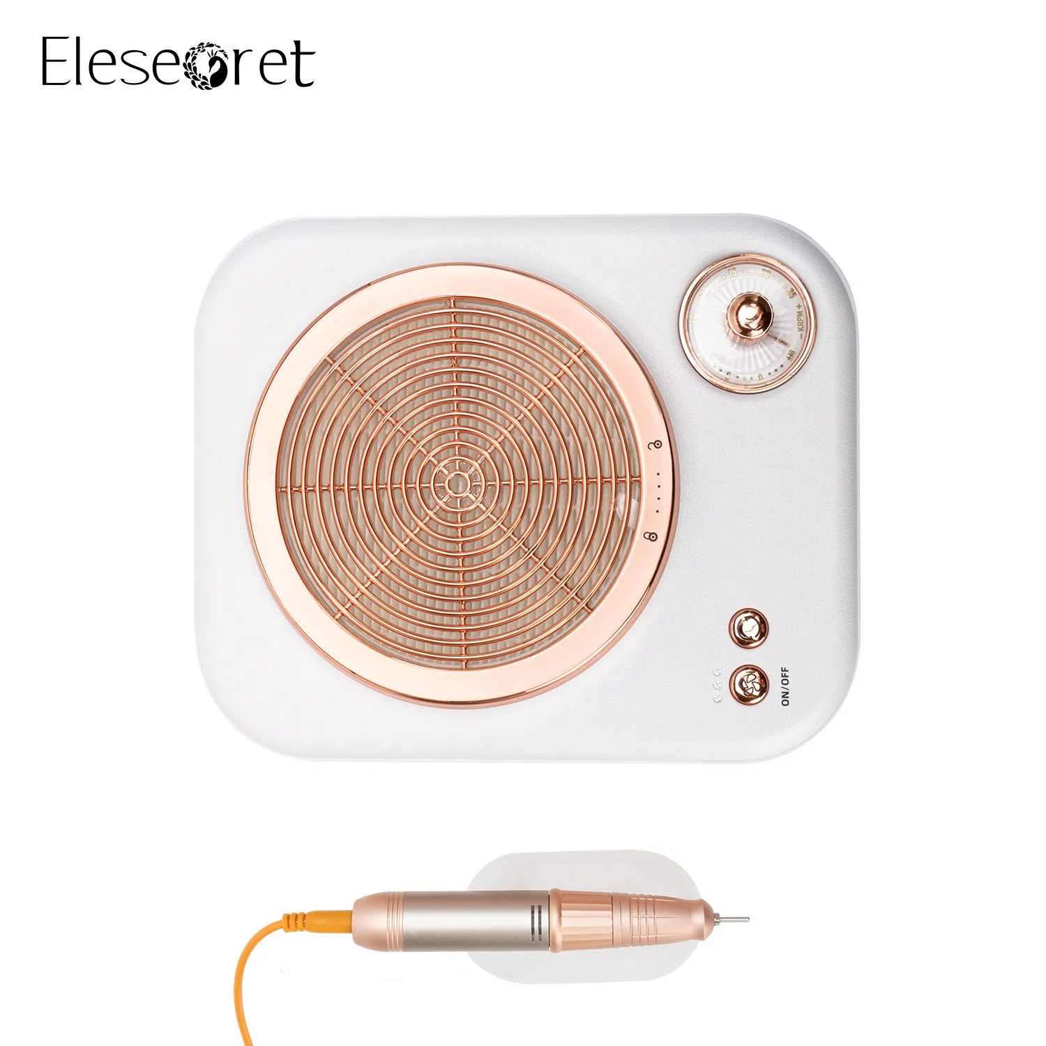 Fan Dust Nail Collector Electric Nails Cleaner Vacuum Rechargeable System Dust Nail Collector