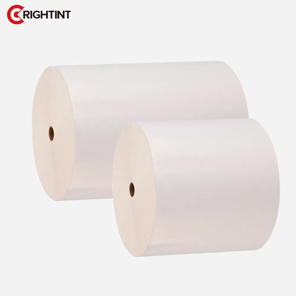 Waterproof synthetic film label material bulk containers self adhesive paper