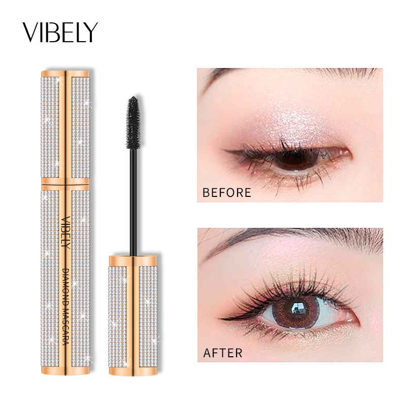 Hot Mascara Private Label Waterproof Lasting Vegan Curling Thick Diamond Mascara