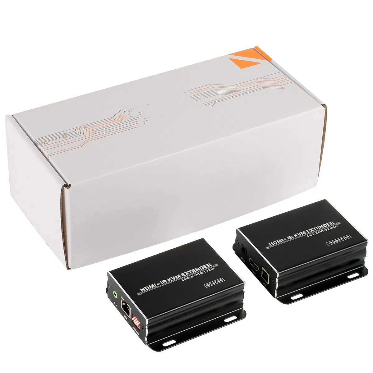 USB Kvm Extender 2K Tx Rx HDMI IR Extender 100m Over IP Kvm Extender HDMI and USB