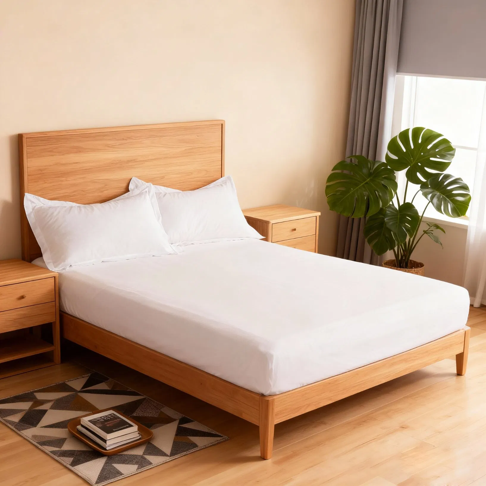 Hotel Bed Coverings Wholesale Hotel Linen King Size 100% Cotton Bed Sheet