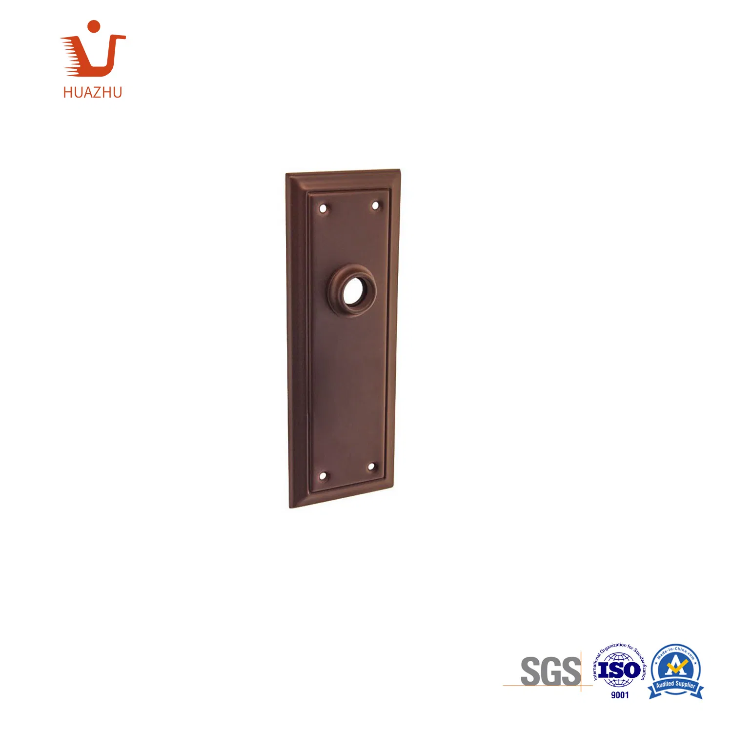 Zinc Alloy Brass Fingerprint Door Lock Plate Cover Door Back Plate OEM Factory