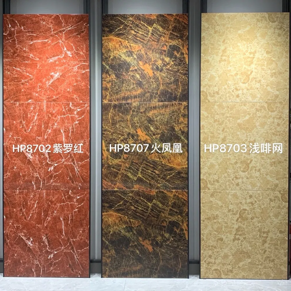 Luxurious Brown Polished Porcelain Tiles for Elegant Flooring