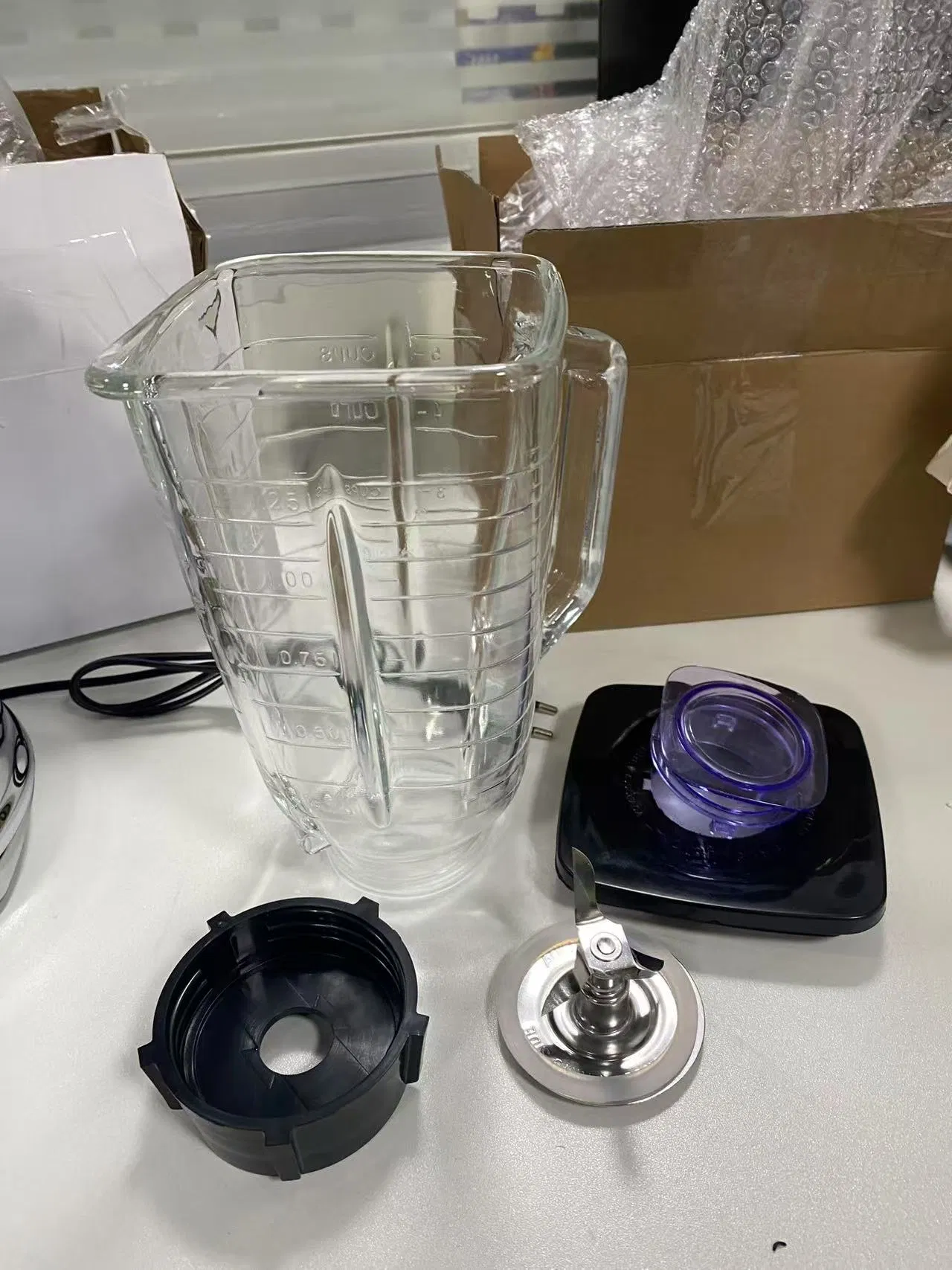 Multifunction Household Blender for Smoothie Soup Making and Food Grinding with Safety Lock