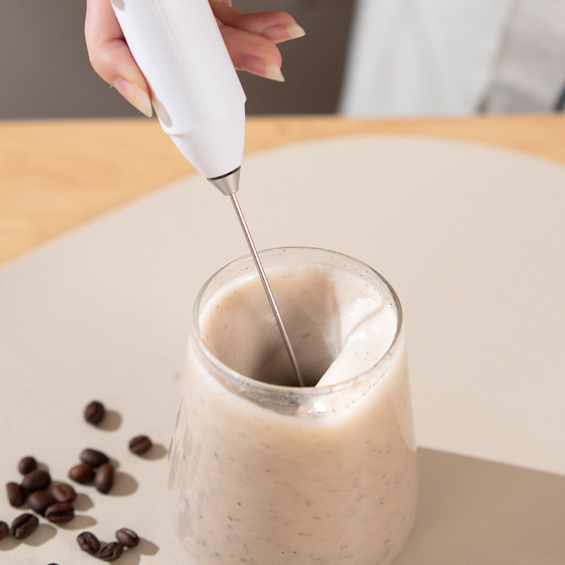 2025 Kitchen Tool Battery Kitchen Appliances Frother Milk Frother with Stand Ready to Ship Kitchen Appliances Milk Frother Black&Red