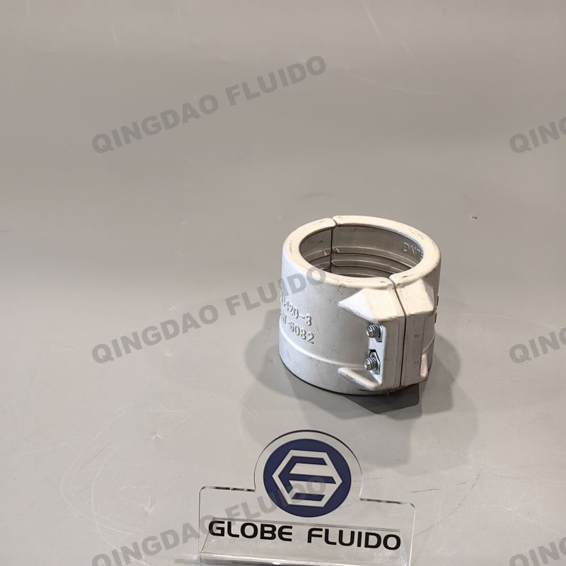 En 14420-3 DIN 2817 Aluminum Material Spannloc Safety Hose Clamp