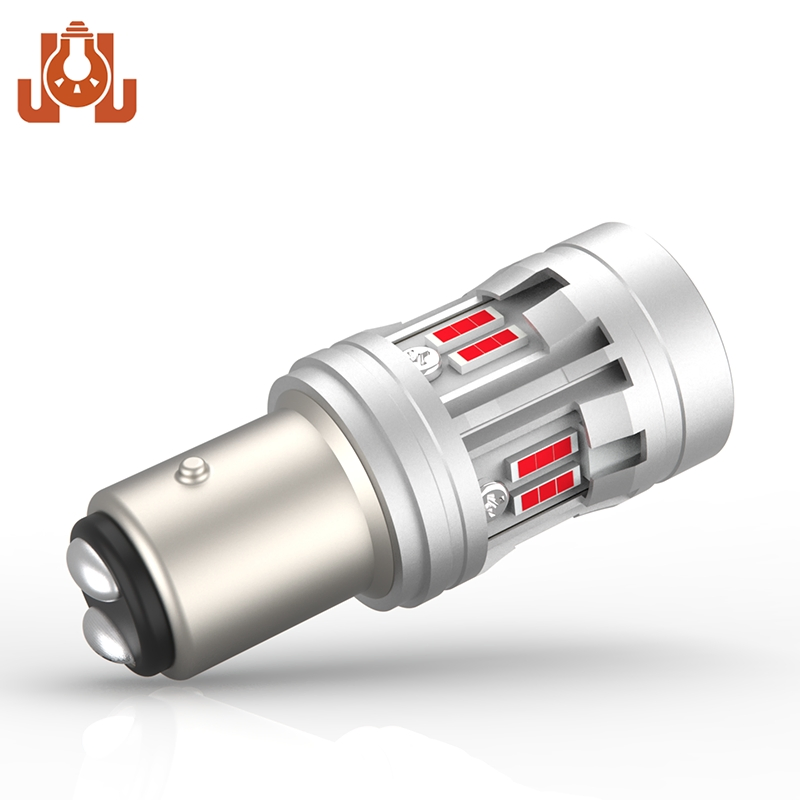 Светодиодная лампа 1157 красная для стоп-сигнала и габаритов