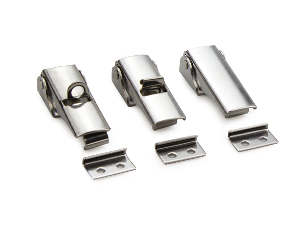 Polished Zinc Alloy Concealed Toggle Latch Draw Hasp