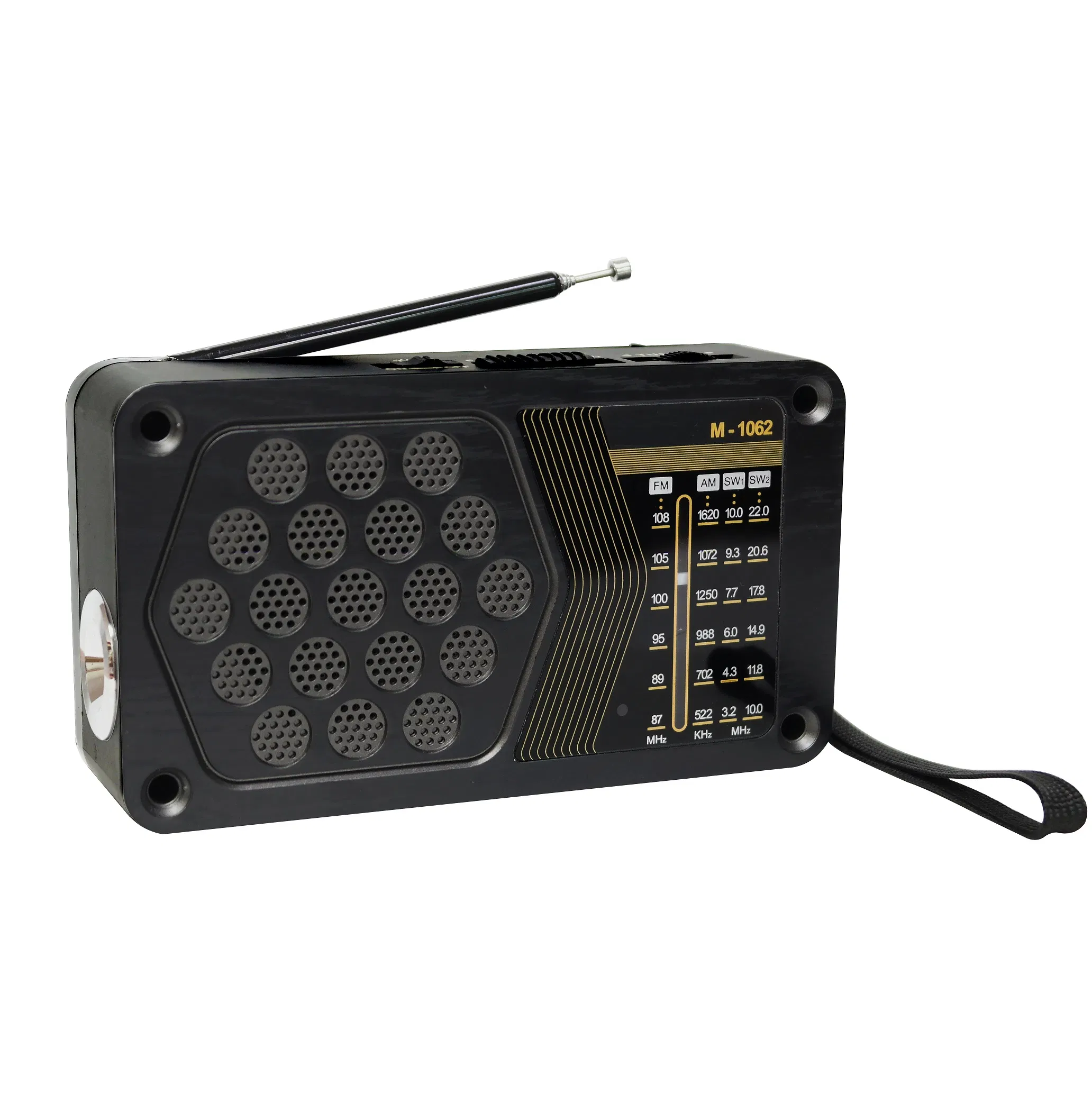 Портативное радио DSP с FM/AM/SW, Bluetooth и фонариком