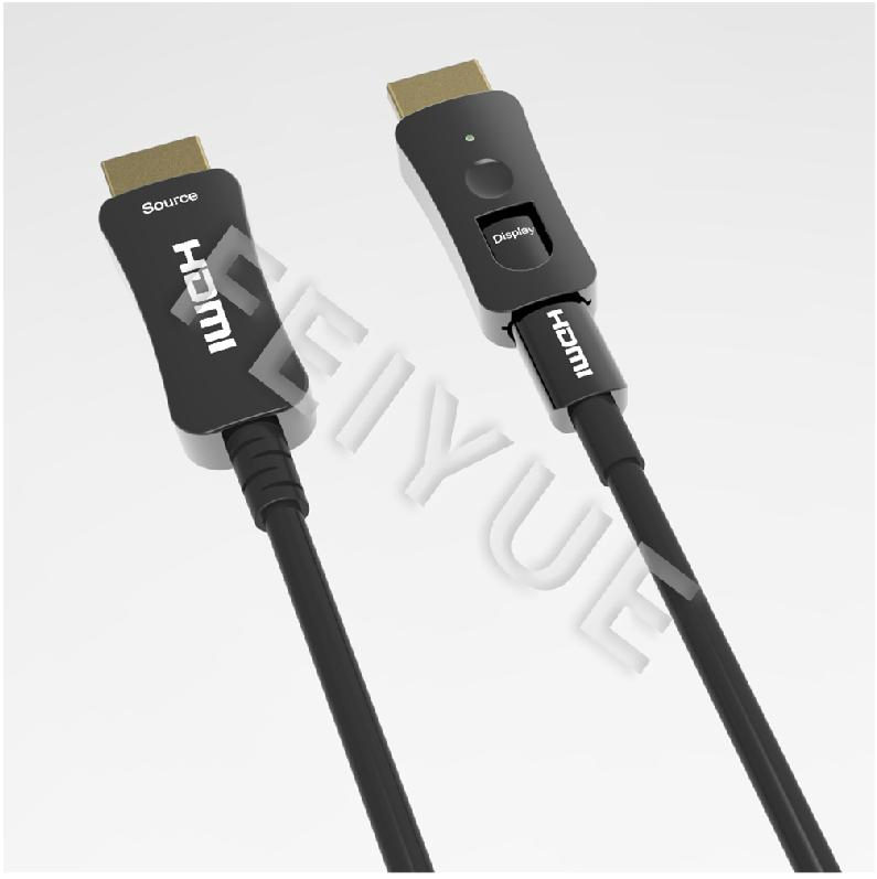 Removable Active Optic Fiber HDMI2.0 Cable DF to DF 4K/60Hz and 18gbps Support 1m/10m/100m/200m/300m