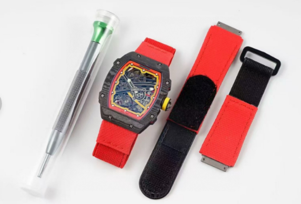 Super Clone Men's Luxury Hollow out Watch RM67-02 Trendy Thin Waterproof Business Watch