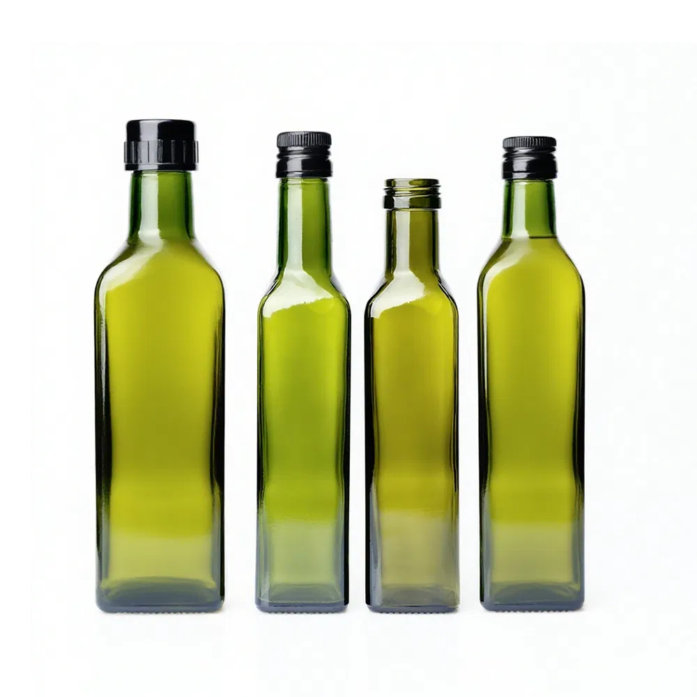 Factory Price 250ml 500ml Color Clear Glass Olive Oil Bottle