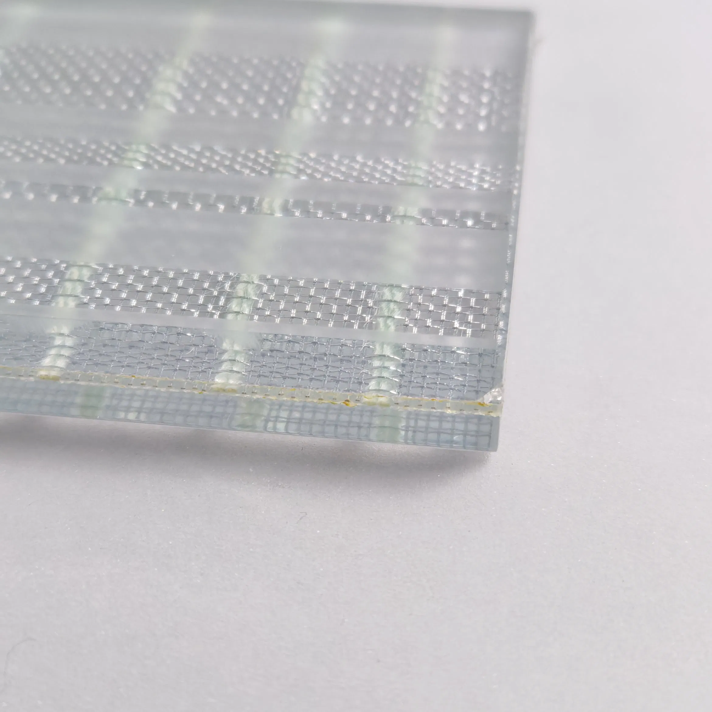 Modern Metallic-Accent Mural Glass Bespoke Focal Wall Laminated Glass