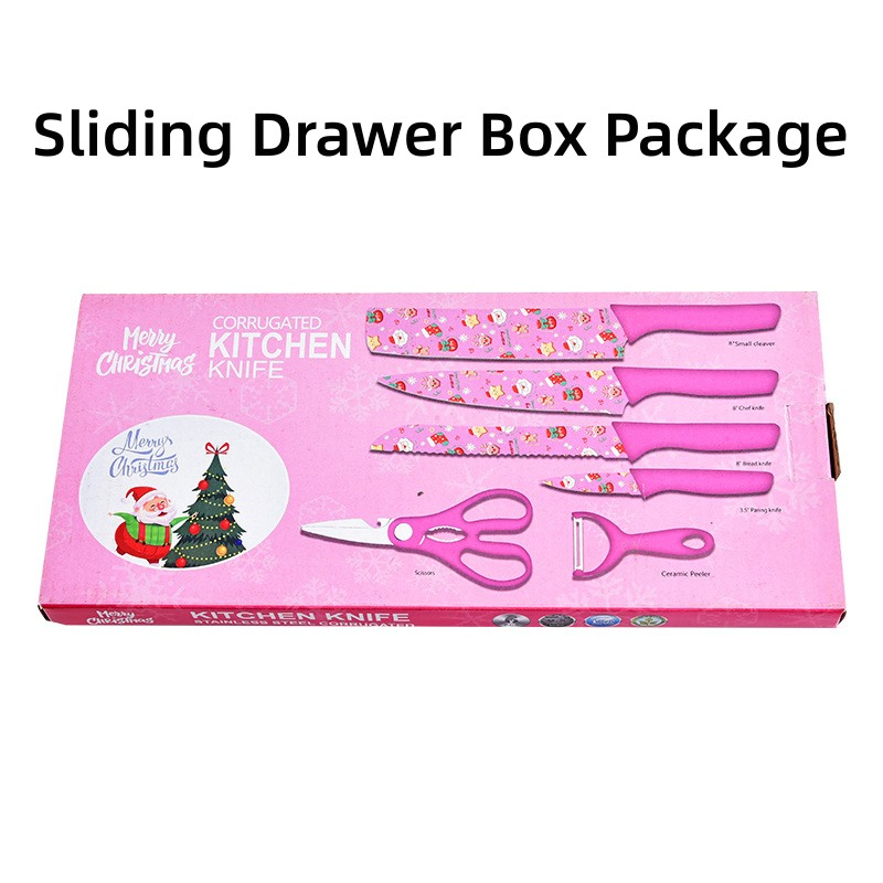 Набор кухонных ножей из пшеничной соломки, 6 предметов