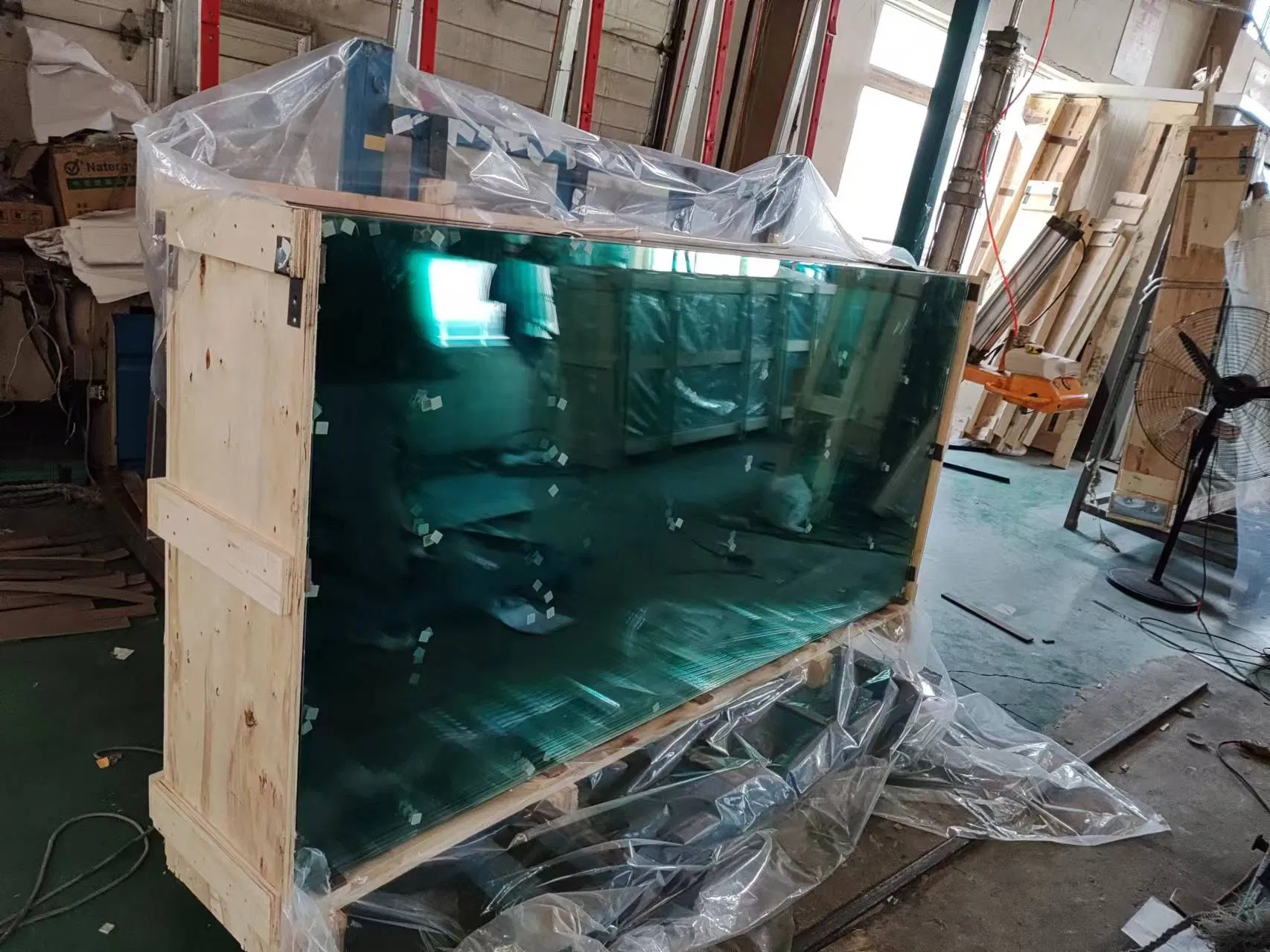 6mm 8mm 10mm 12mm 15mm Clear Toughened Glass with Flat Polished Edges