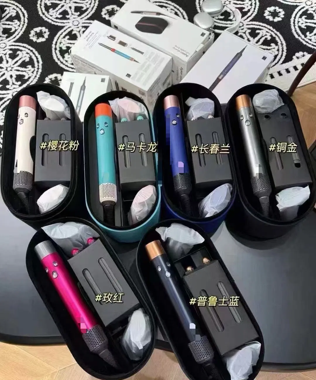 European American Version Famous Brand HS05 Curling Iron Built-in Full Set of Parts