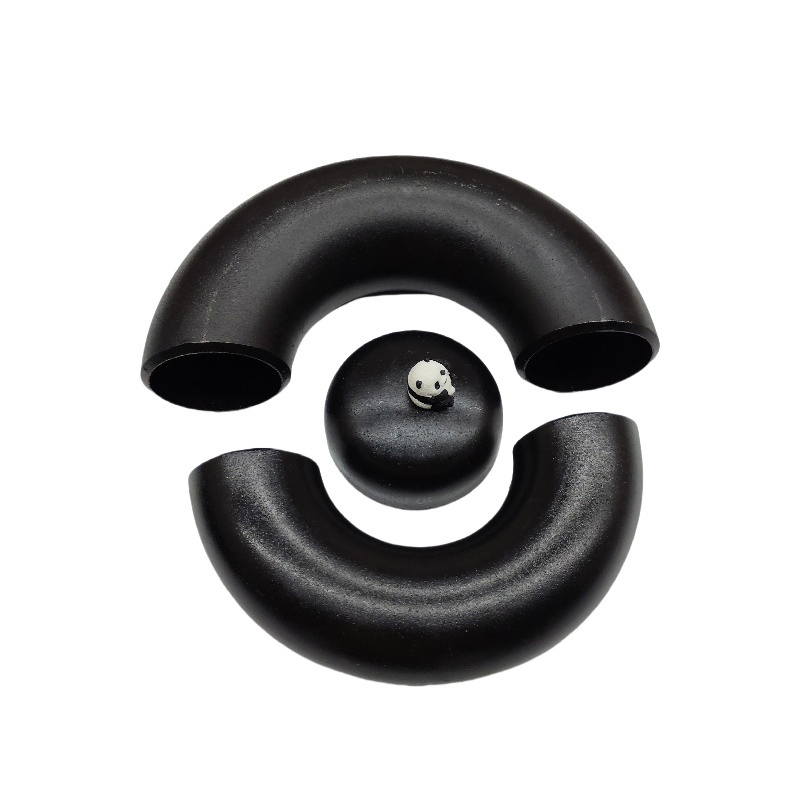 45/60/90/180 Degree Black Carbon /Stainless Steel Plumbing Elbow Pipe Fitting