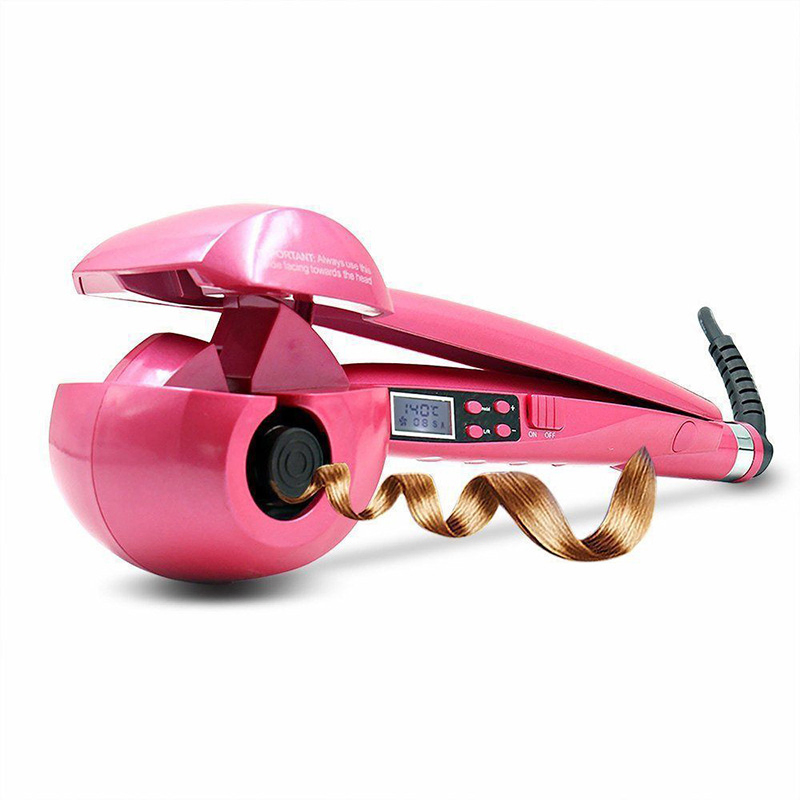 Use Easy Curling Hair LCD Display Professional Automatic Hair Curler Irons