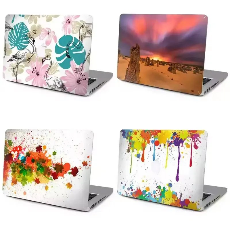 3D наклейки для ноутбука, рельефные, цветные