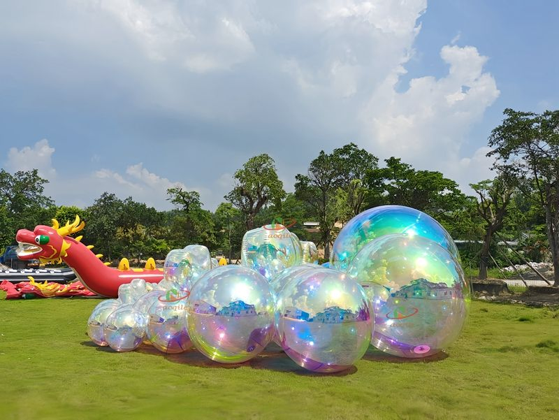 China Factory Custom Large Inflatable Disco Mirror Balloon, Inflatable Mirror Ball for Advertising