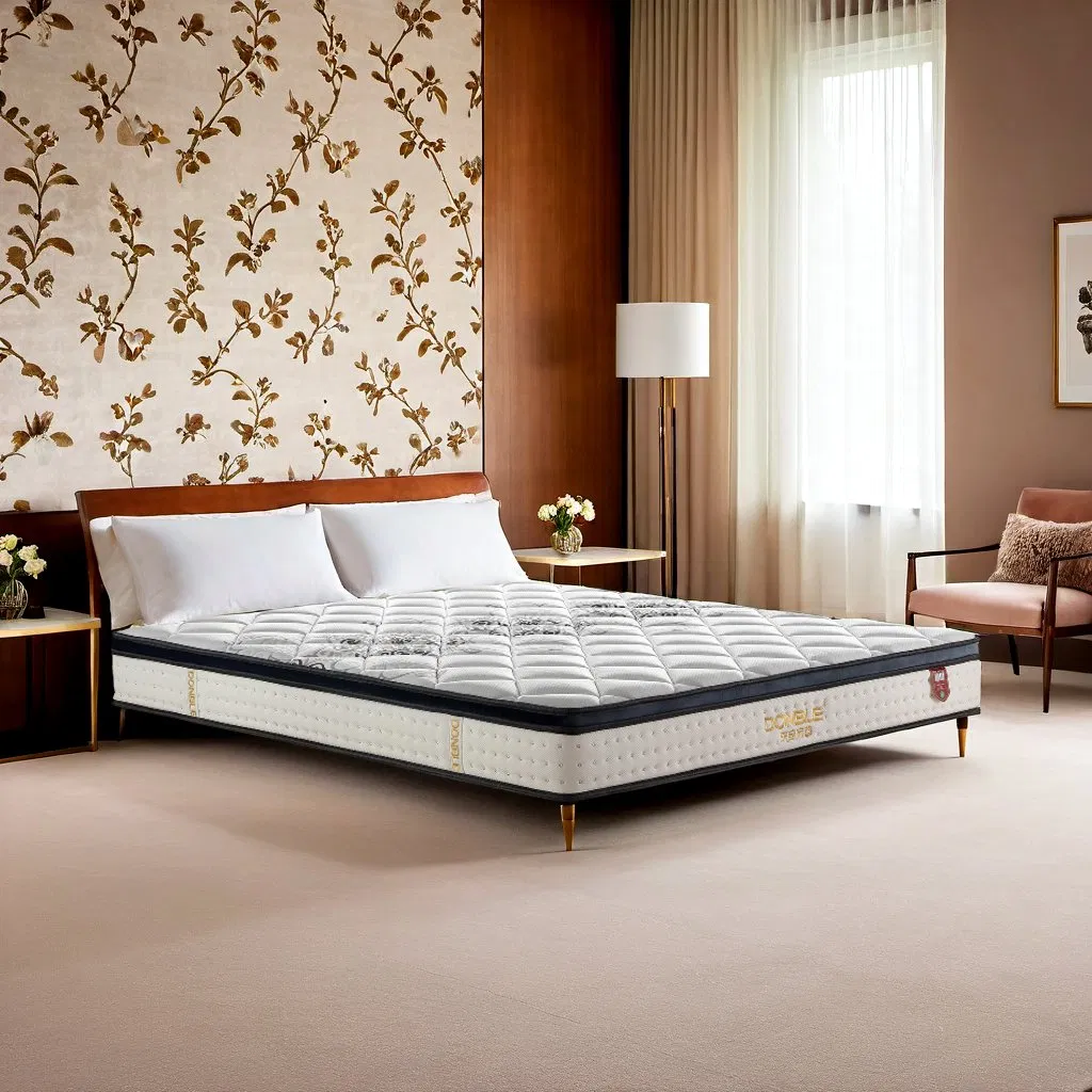 Tip Top Knitting Fabric Comfortable Spring Mattress for Home Hotel Use