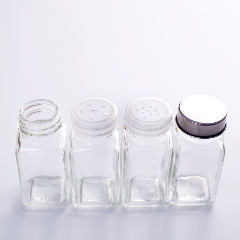 4oz 120ml Clear Food Grade Empty Salt Spice Pepper Shaker Glass Condiment Bottle