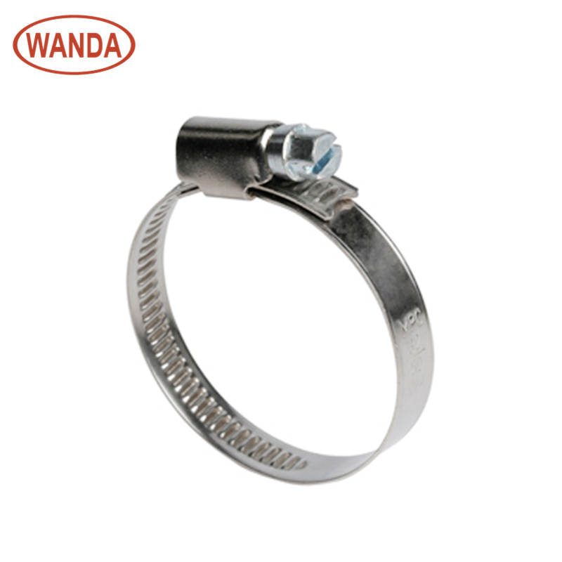Factory Wholesale Various Sizes Heavy Duty German Type 201 All Stainless Steel Material Hose Clamp