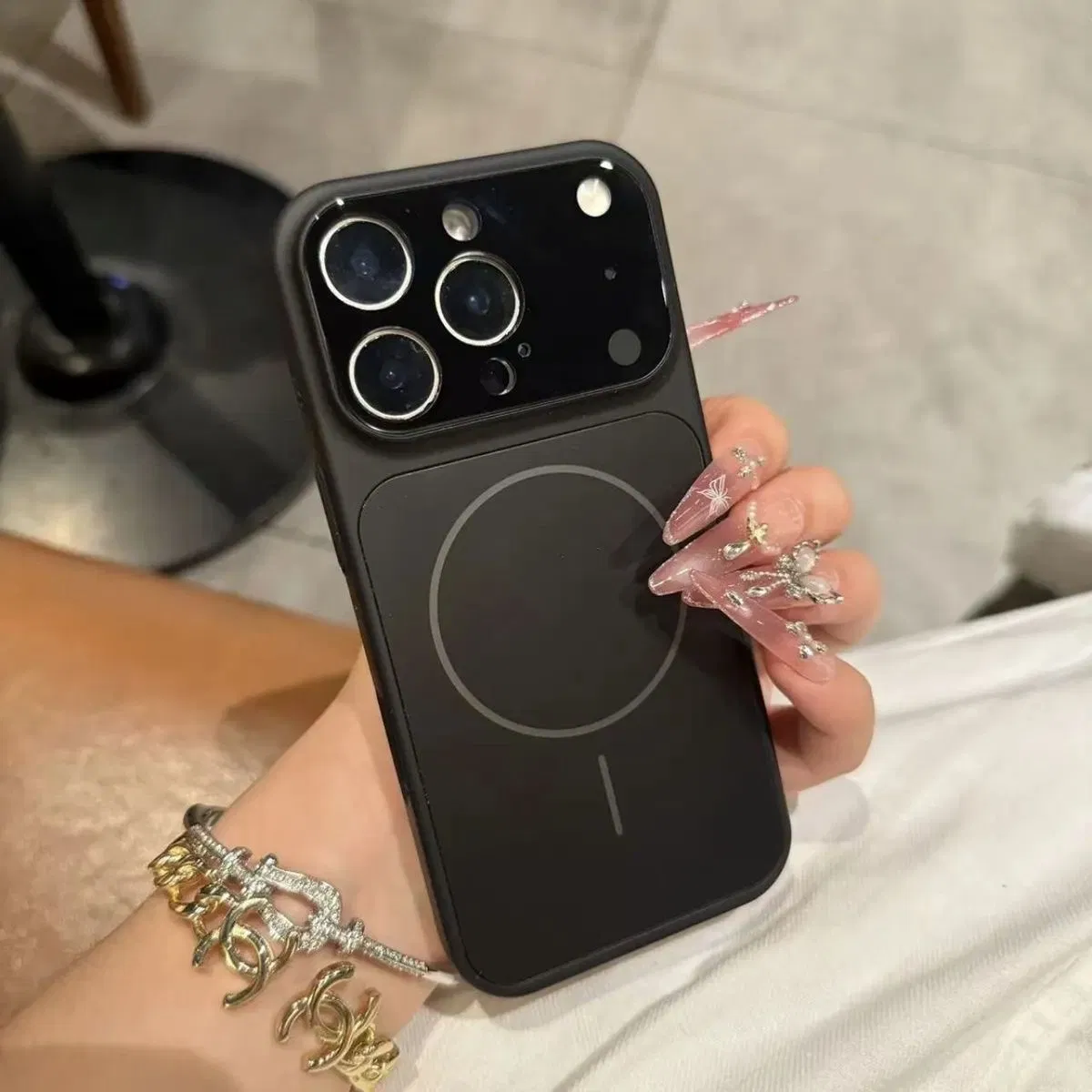 Чехол с MagSafe AG Nano Glass для iPhone 13-17 Pro Max
