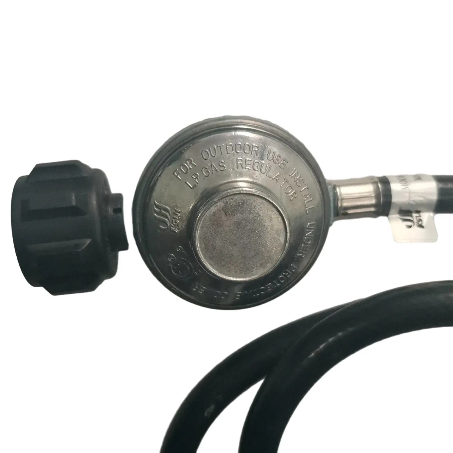 Premium Gas Hose and Regulator Kit with Quick Disconnect Connector
