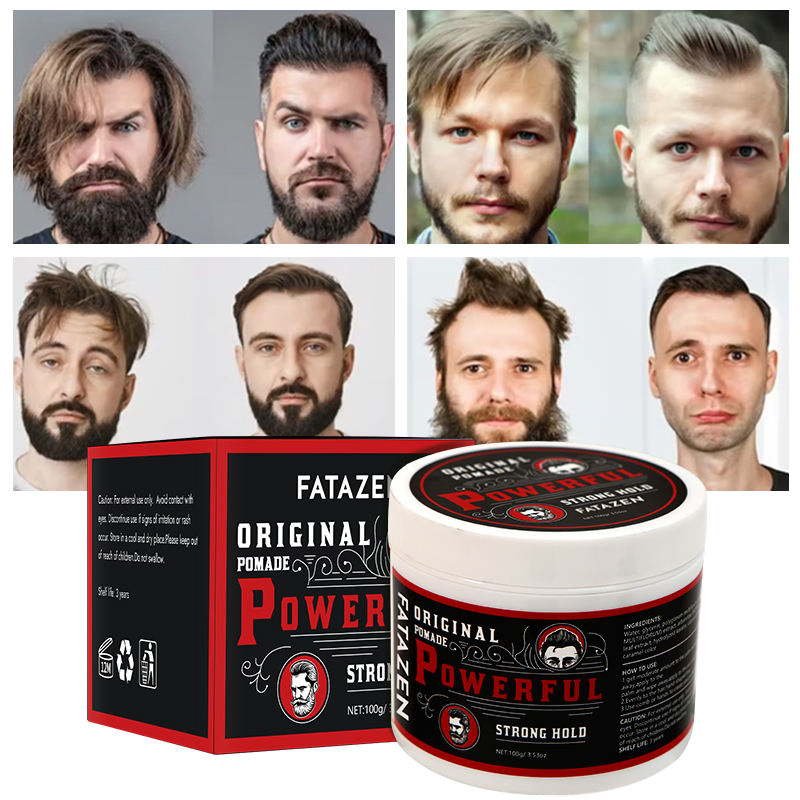 Private Label New Arrive Customizable High Quality Mens Matte Clay Texturizing Natural Hair Pomade Wax Styling Paste