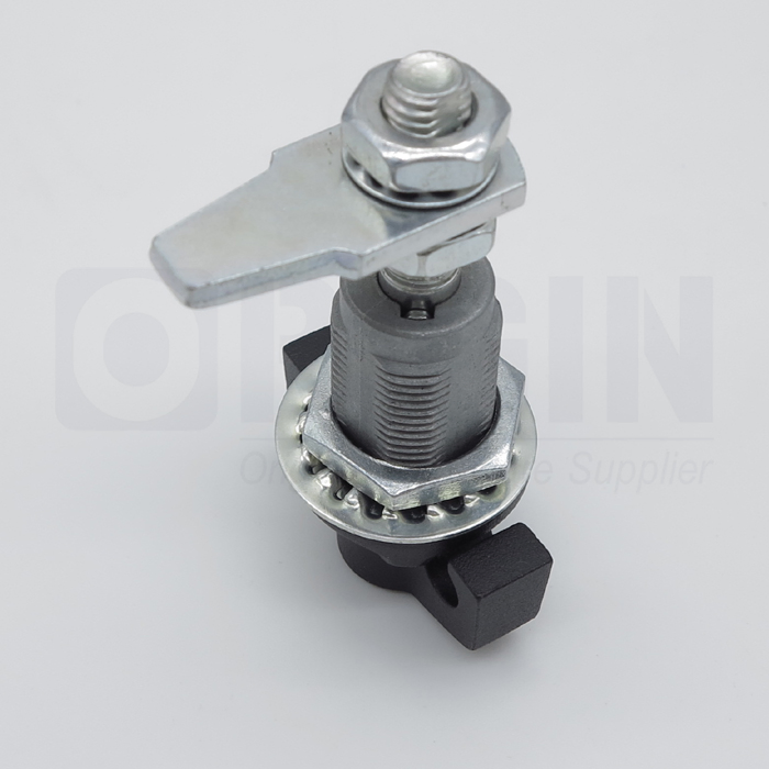 Zinc Alloy Textured Black Spraying Cam Latch Electrical Box Panel Cabinet Control Electronic Wing Knob Key Compression Lock