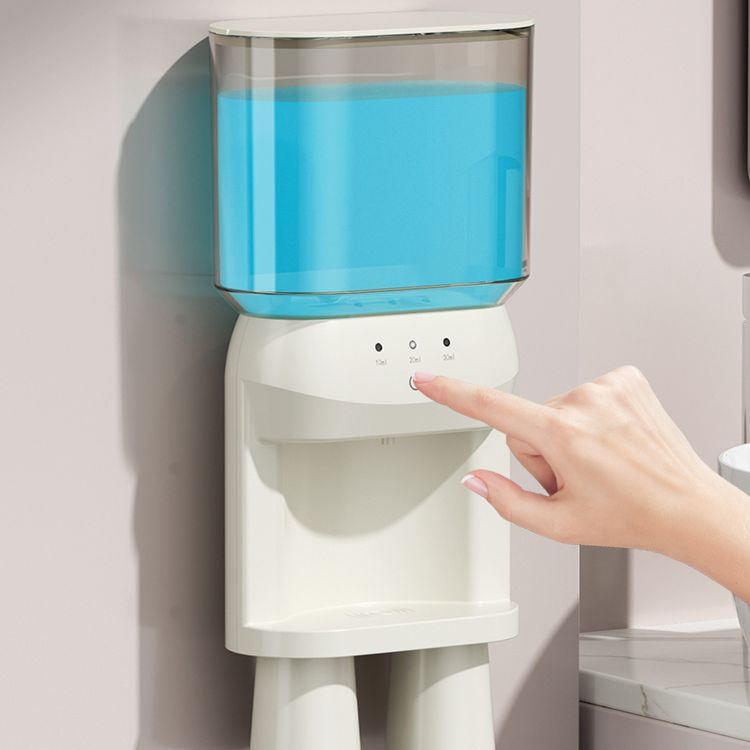 Wall Mounting Automatic Mouthwash Dispenser with Magnetic Sensor Cup 600ml Water Tank for Household