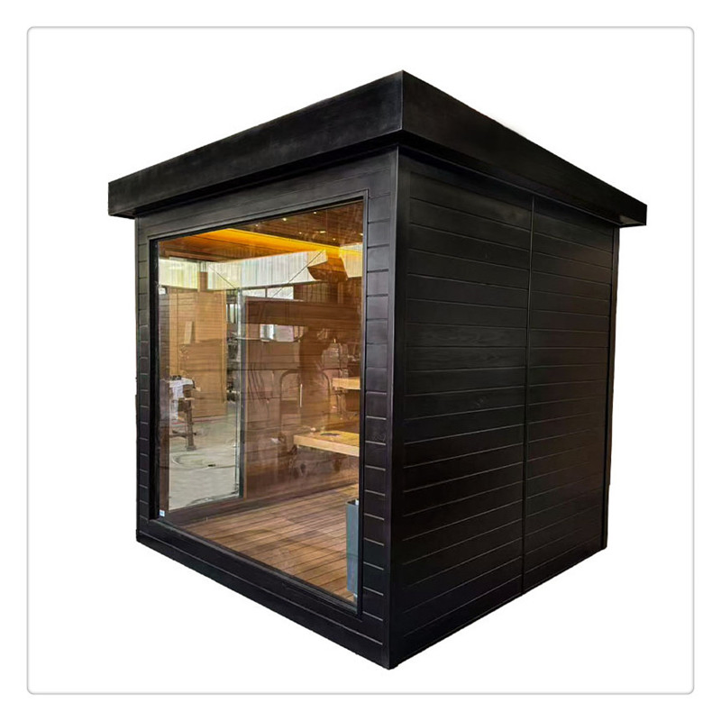 Сухая сауна для улицы на 4 человека, хемлок