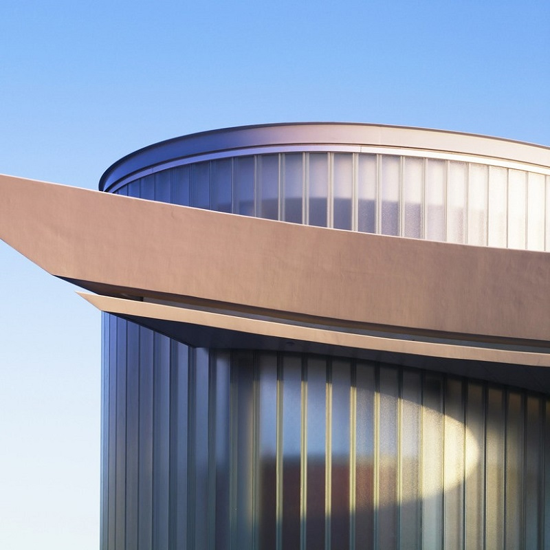 Insulated Exterior Facade Building System Double Glazed Thermal Aluminium Glass Curtain Wall