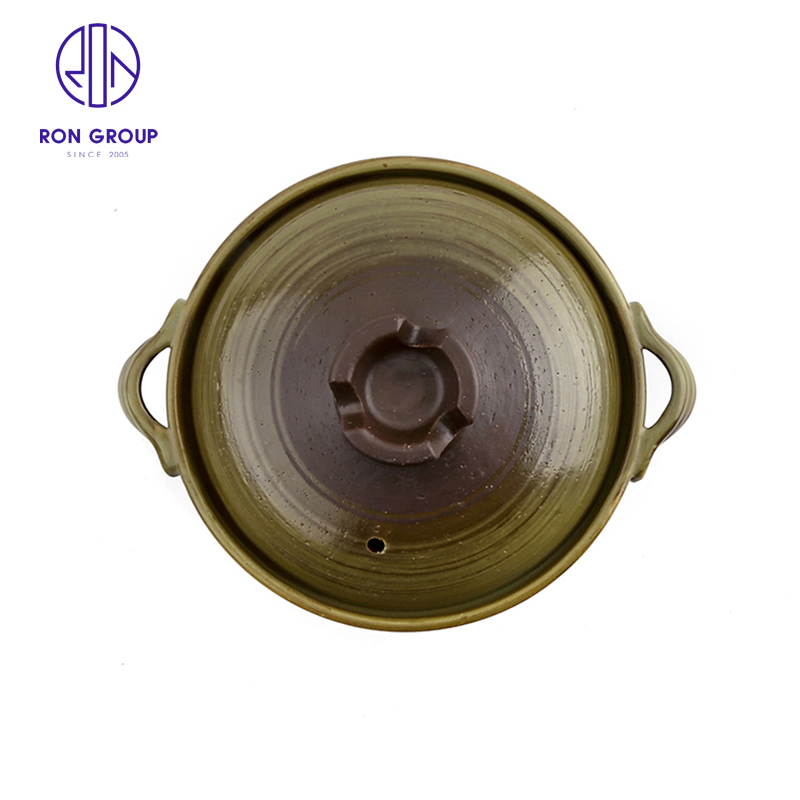 Japanese Style Restaurant Clay Cooking Pot Ceramic Casserole Terracotta Pot for Hotel