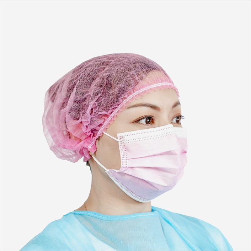 Non Medical Disposable Bouffant Clip Mob Cap with Protection From The Dust