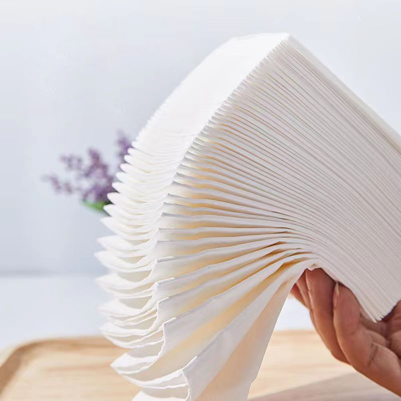 100% Wood Pulp White Tissue for Wipe Face