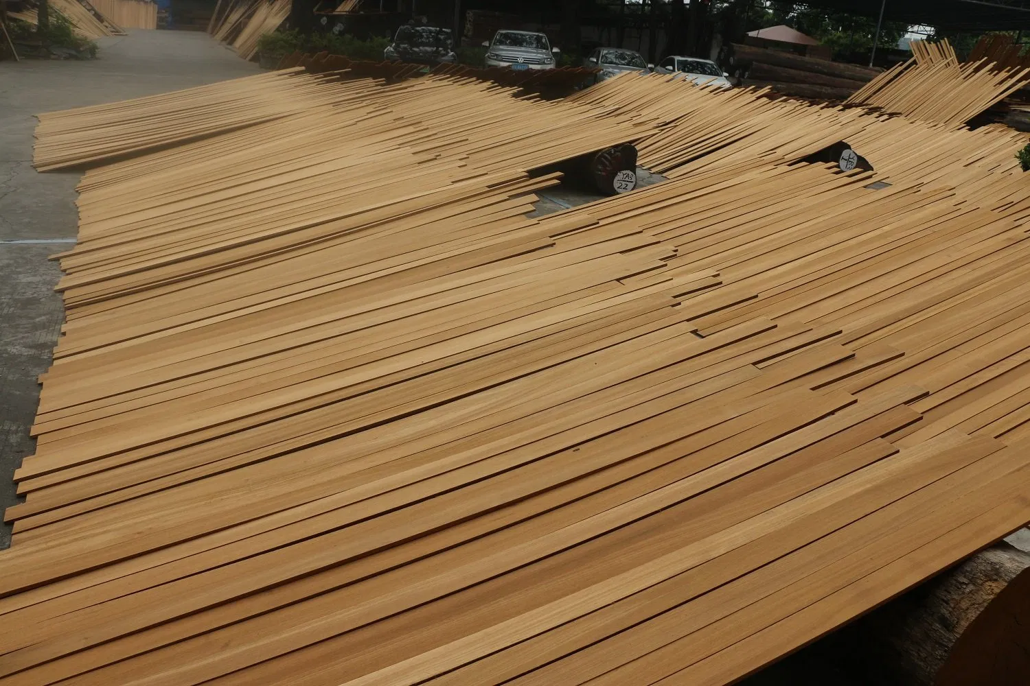 First Level Production Burma Teak Wood Decking