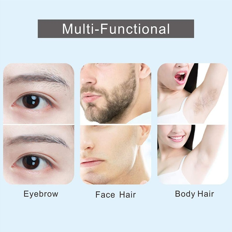 Face Razor Peach Fuzz Remover Multipurpose Eyebrow Razor Trimmer Exfoliator Dermaplaning Tool Women Razor