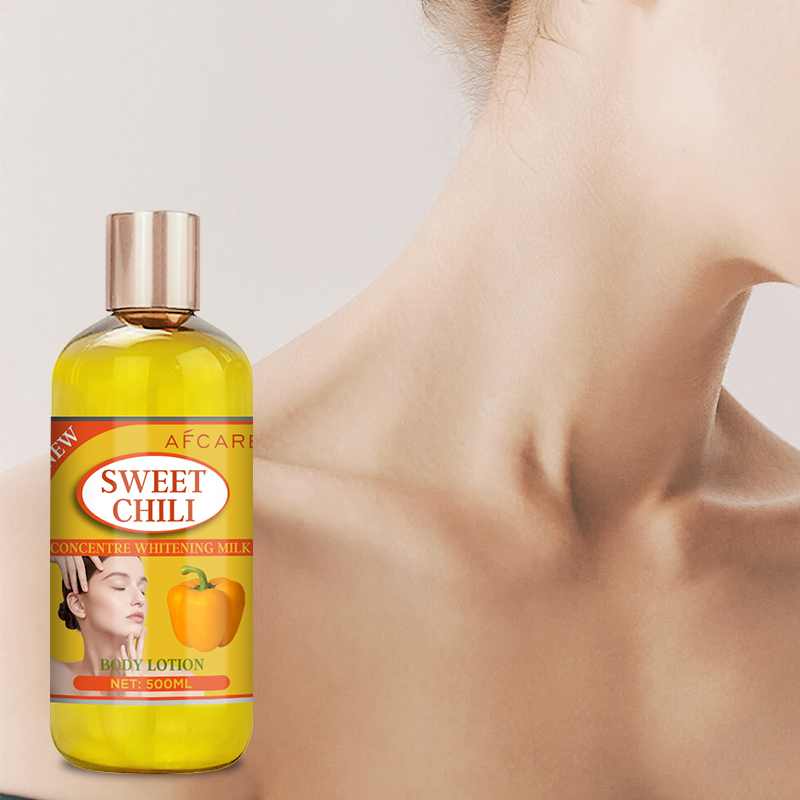 Sulfate-Free Firming, Skin Revitalizer and Hyaluronic Acid Sweet Chili Whitening Body Lotion