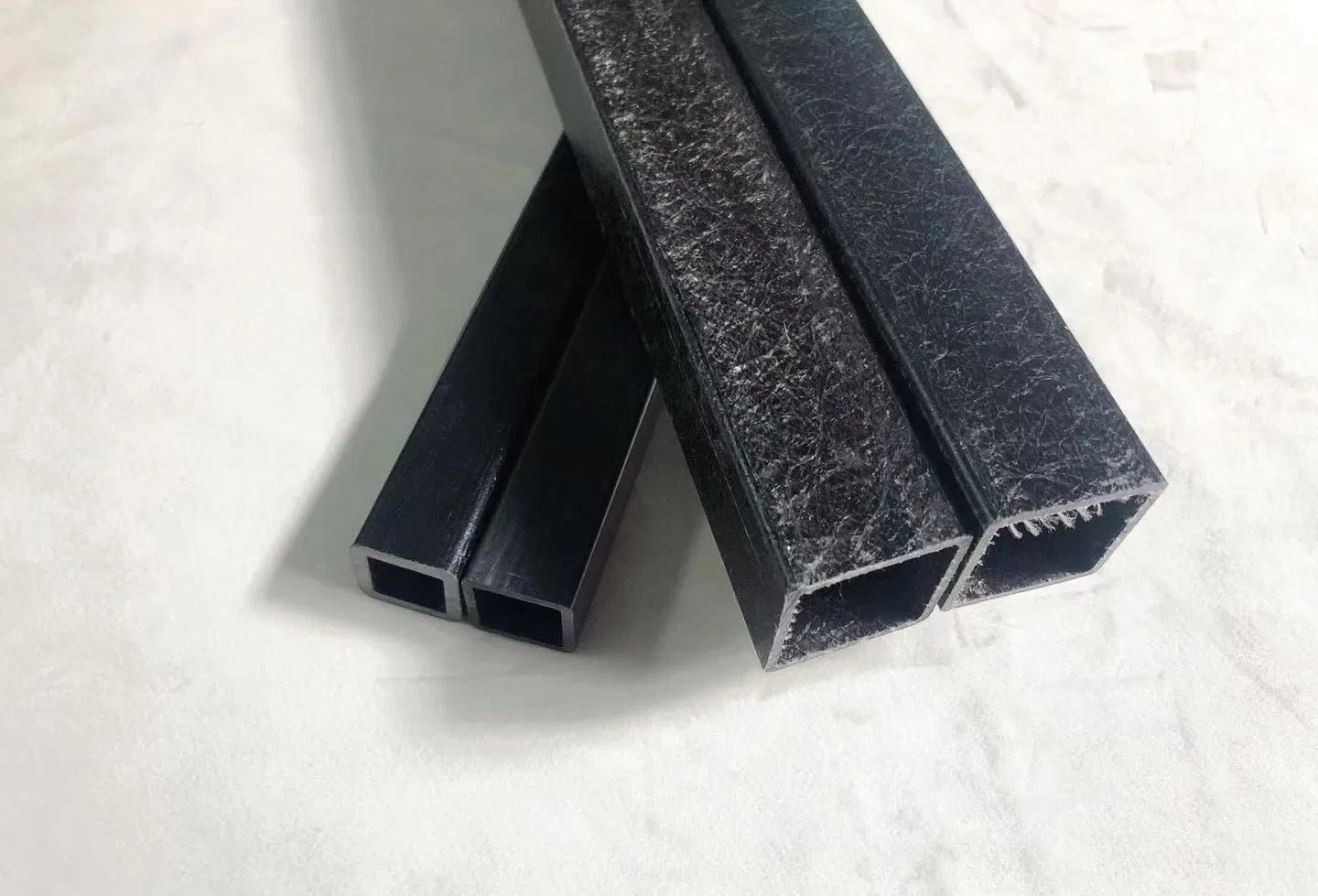 Light Weight Carbon Fiber Square Tube Hardness Material Pole Rod for Motorcycle Part
