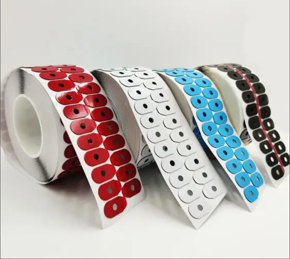 Factory Clear Lens Edging Blocking Pads Optical Eyeglasses Transparent Oval Anti Slip Adhesive Sticker Tape Processing Polishing