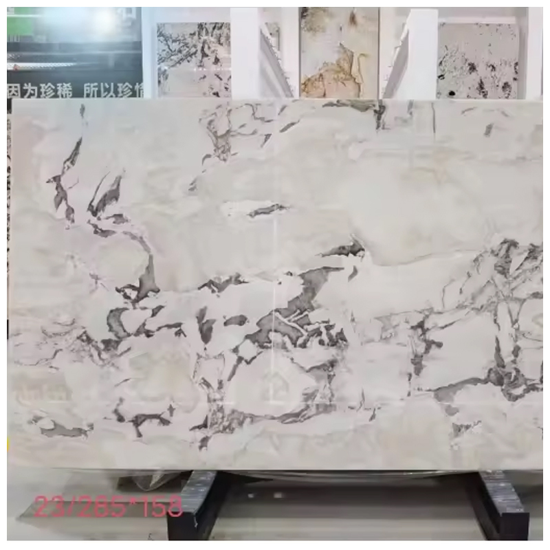 Luxury Exotic White Caribbean Island Quartzite Slabs for Countertops and Tables