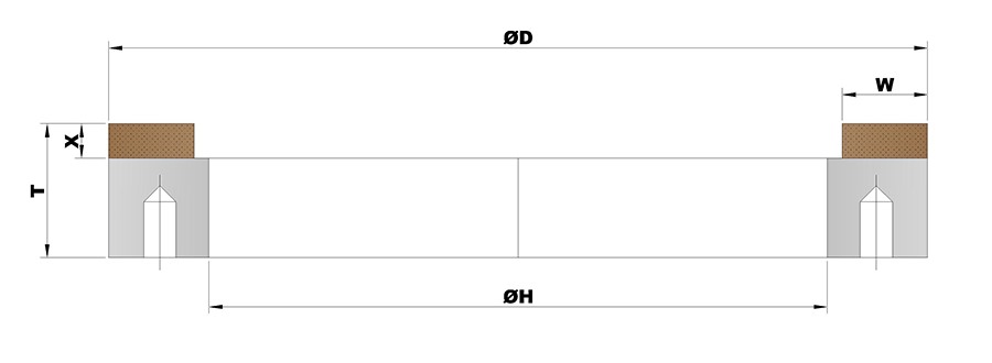 1A1 14A1 Vitrified Bond PCD&PCBN Grinding Wheels for PCD&PCBN Inserts