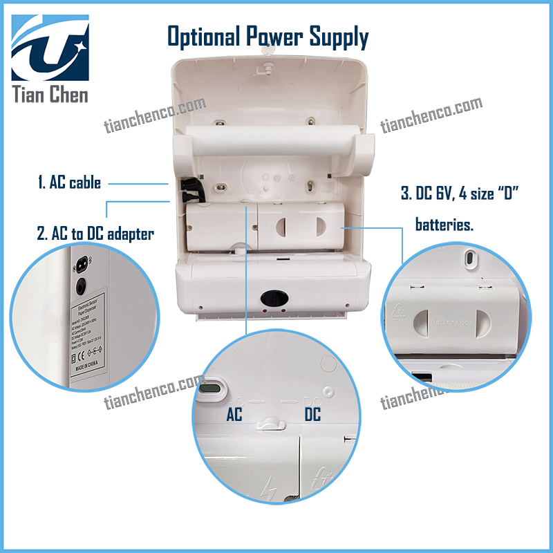 Jumbo Roll Hand Paper Towel Dispenser Automatic Sensor Paper Holder for Washroom with CE, RoHS