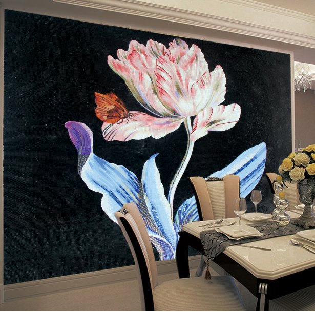 Glasss Mosaic Art Mural Pattern Mosaic Pattern Glass Tile Art Wall Mural