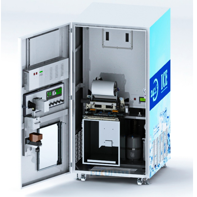 Automatic Coin Operated Convenience Bagged Cube Ice Vending Machine