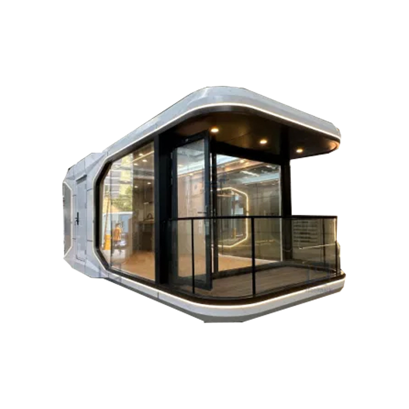 Mobile Prefabricated Modern Vacation Hotel Luxury Home Portable Living Tiny House Modular Vessel Space Capsule