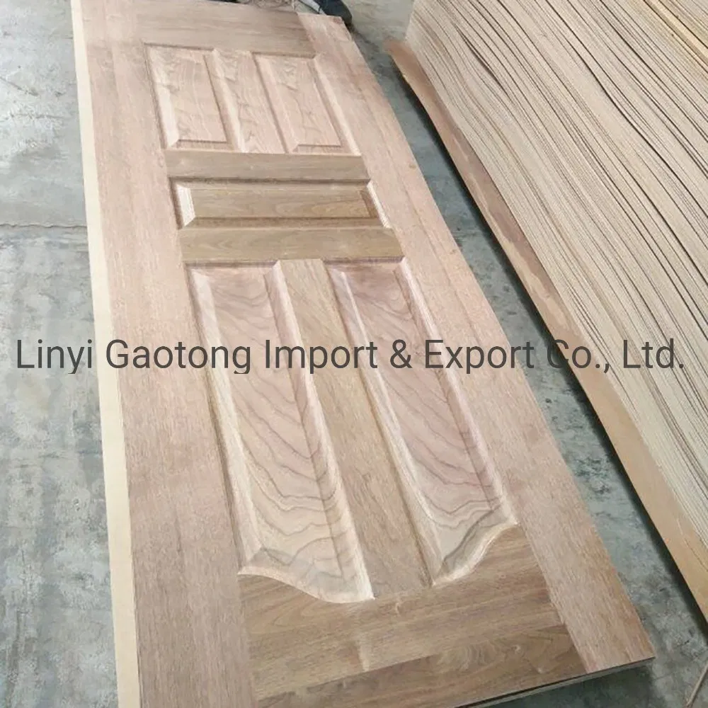 3mm Oak Teak Sapele Veneer MDF Moulded Panel Doors for Wooden Door